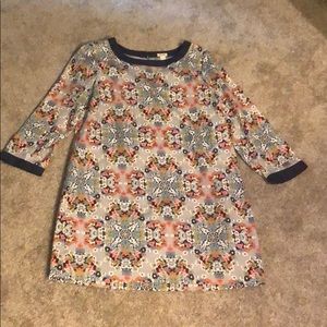 Jcrew floral shift dress. Size 14